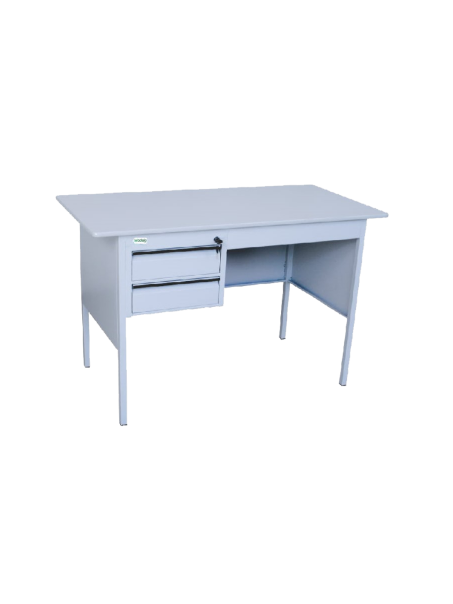 MESA DE AÇO 2 GAVETAS